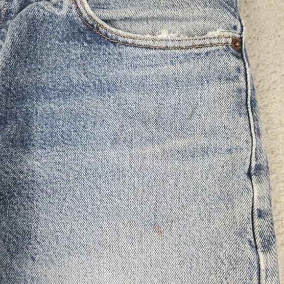 Levis Jeans Mens 34x30 Blue Denim Straight Leg 505 Mid Rise Classic American - Picture 3 of 15